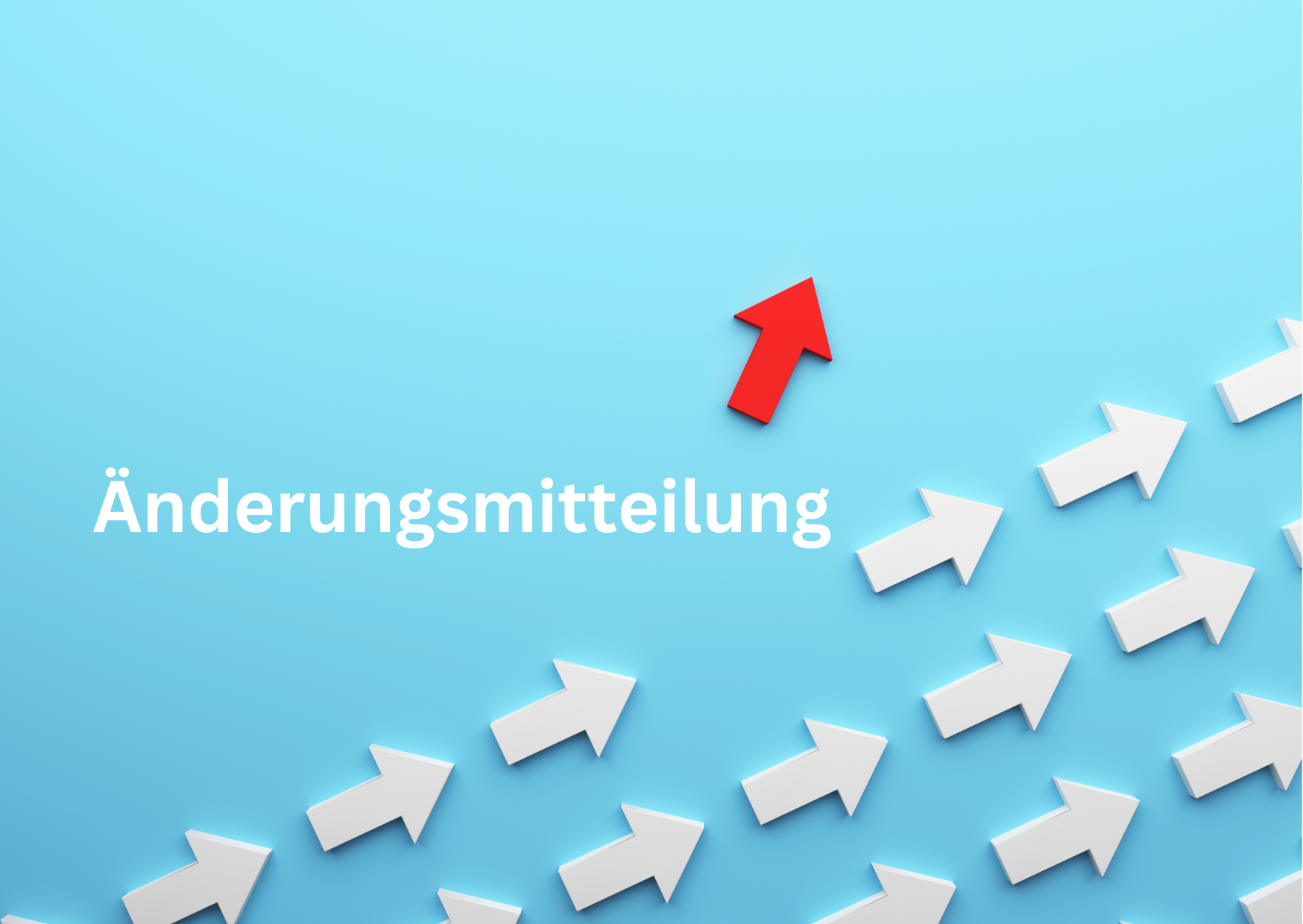 Änderungsmitteilung